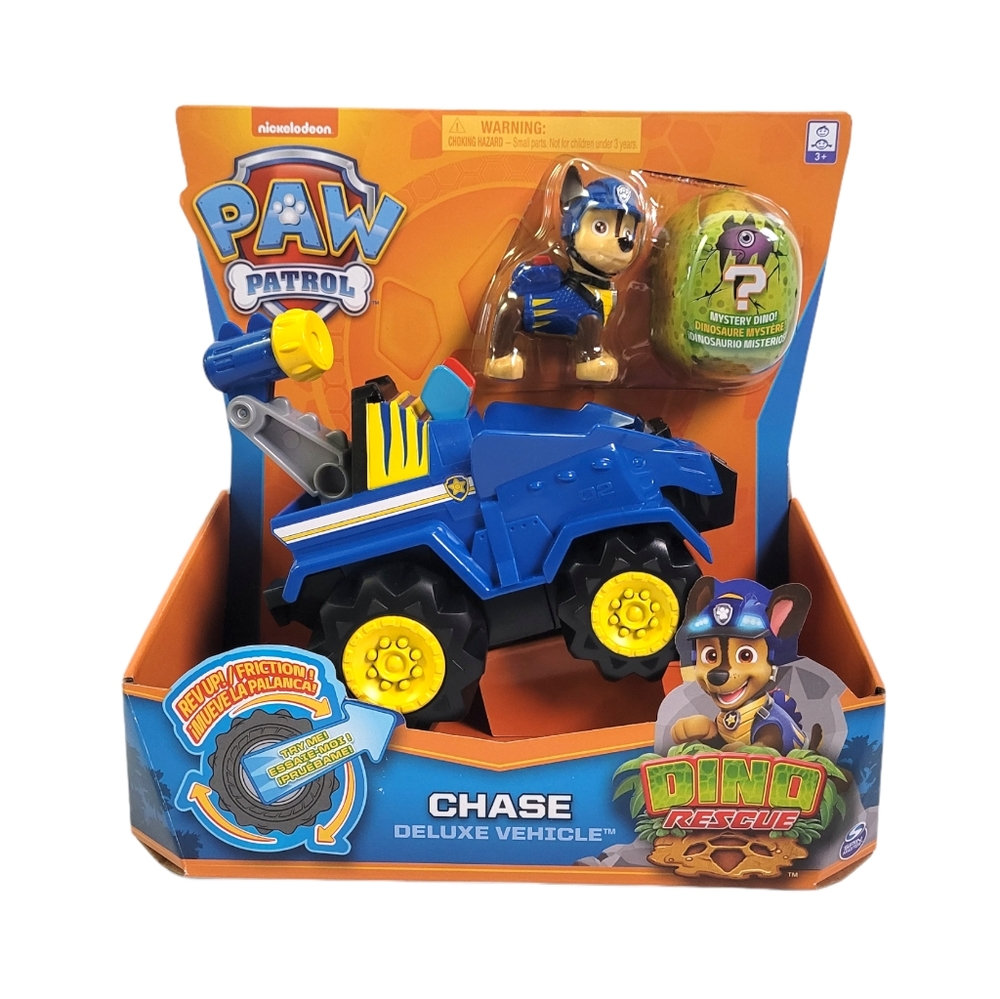 Paw Patrol Chase Dino Rescue Deluxe Vehicle Playset